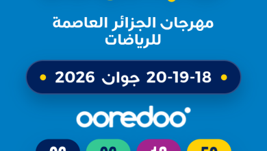 Photo de Wilaya d&rsquo;Alger : organise la 3e édition du Festival d&rsquo;Alger des Sports, du 18 au 20 juin 2026