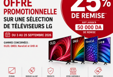 Photo de LG Algérie : lance une offre promotionnelle sur une sélection de téléviseurs, du 3 au 25 septembre
